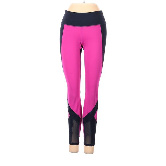 Athleta Pink Blue Colorblock Sonar Leggings XS - Picture 1 of 6